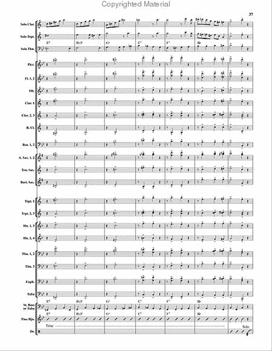 Dixieland Live! Dixieland Live! Concert Band scores gallery preview page 15
