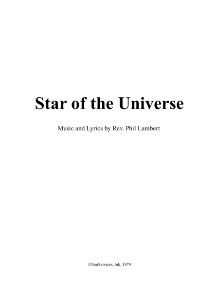 Star of the Universe
