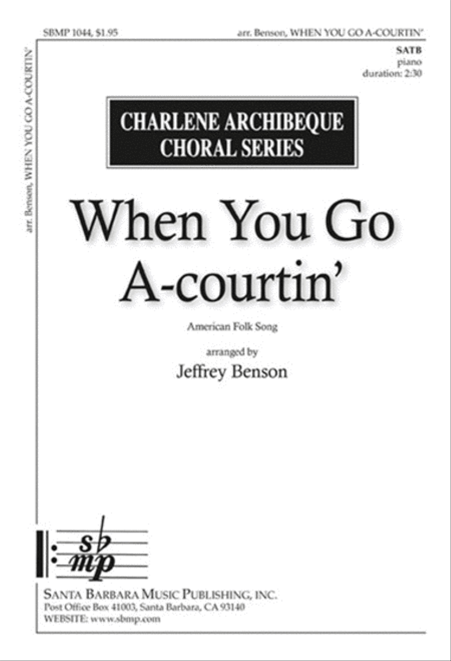 When You Go A-courtin' - SATB Octavo 4-Part scores gallery preview page 1