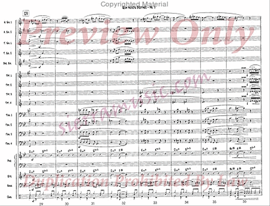 Guy Noir's Brother Guy Noir's Brother Jazz Ensemble scores gallery preview page 6