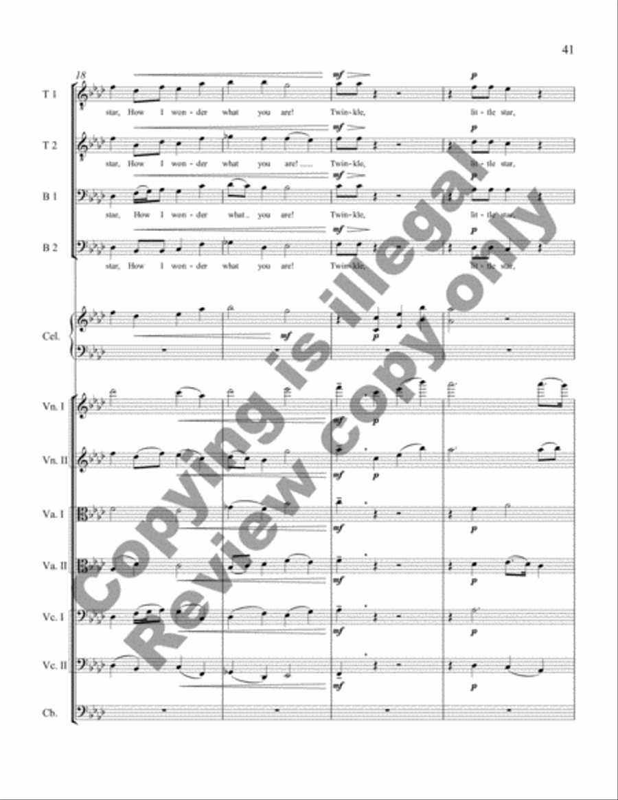 Stargazing (TTBB Full Score) TTBB scores gallery preview page 26
