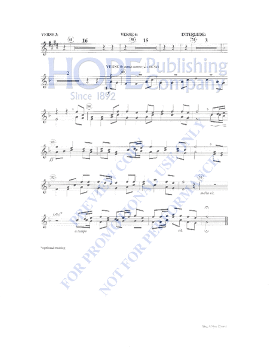 Sing a New Church 4-Part scores gallery preview page 2