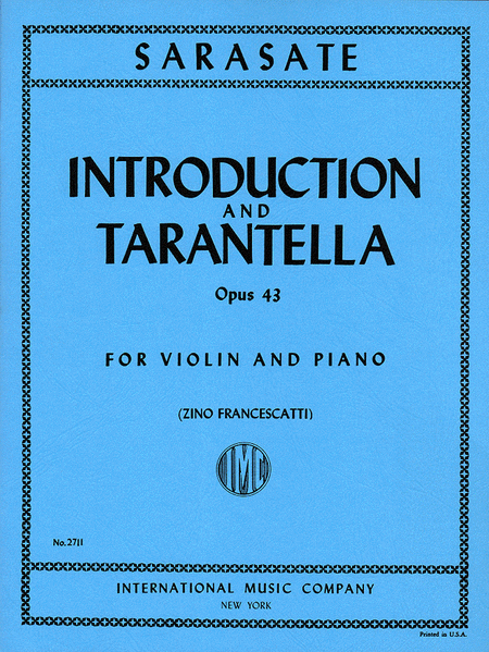 Introduction and Tarantella, Op. 43 (FRANCESCATTI)