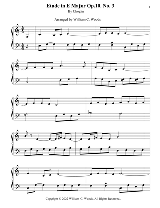 Etude in E Major Op. 10. No. 3