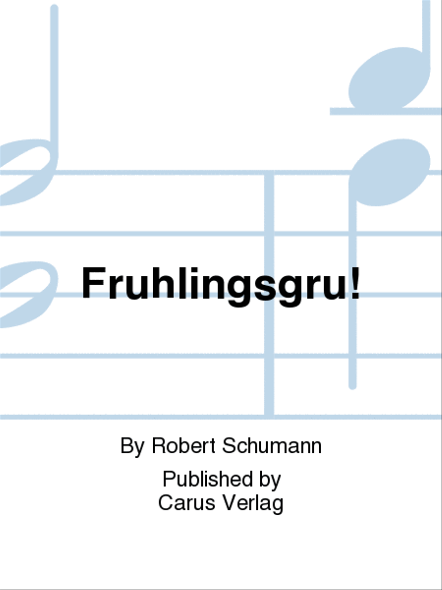 Fruhlingsgru! SSA scores gallery preview page 1