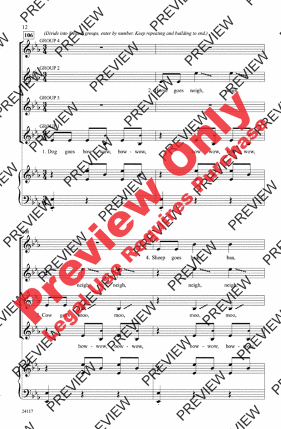 I Bought Me a Cat 2-Part scores gallery preview page 12