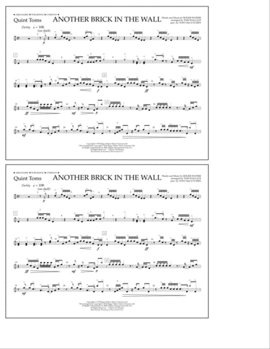 Another Brick in the Wall - Quint-Toms