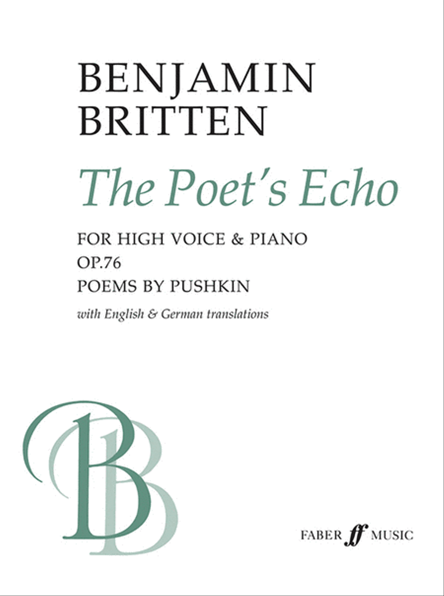 The Poet's Echo Voice scores gallery preview page 1