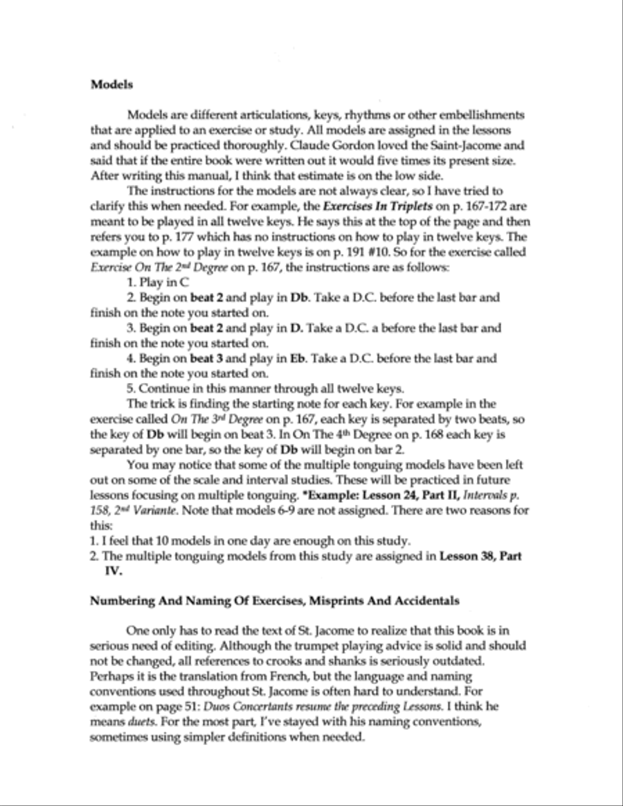 The Saint-Jacome Manual Trumpet Solo scores gallery preview page 5