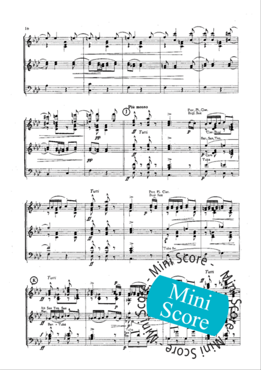 Slavische Dansen No 1,6 en 8 Concert Band scores gallery preview page 18