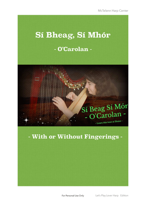 Sí Bheag, Sí Mhór - O'Carolan - intermediate & 34 String Harp | McTelenn Harp Center