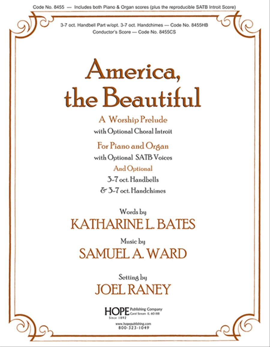 America, the Beautiful Choir scores gallery preview page 1