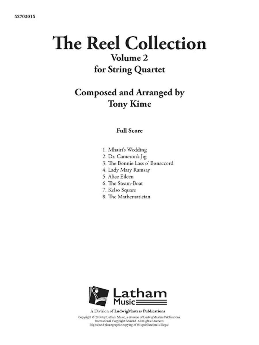The Reel Collection Volume 2 (score)