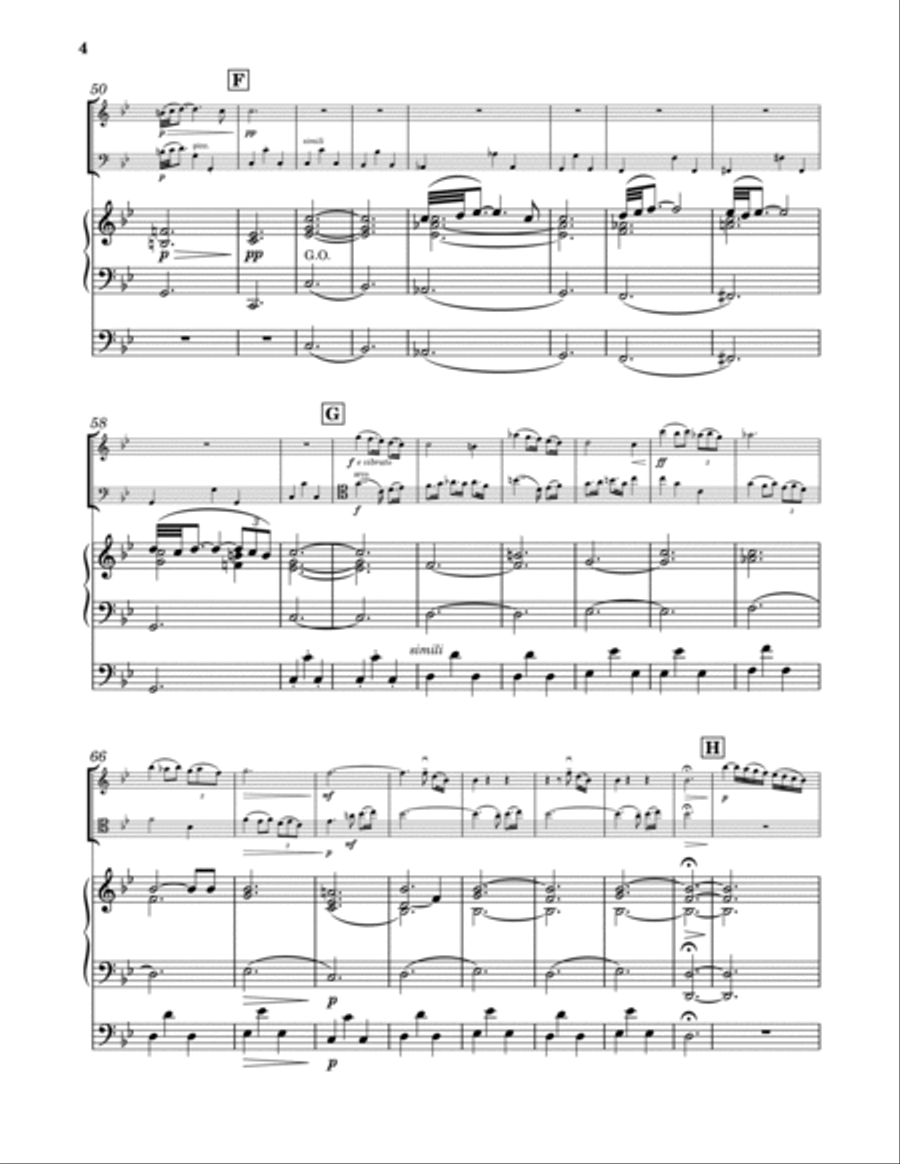 Adagio In Sol Minore (adagio In G Minor) Small Ensemble scores gallery preview page 6