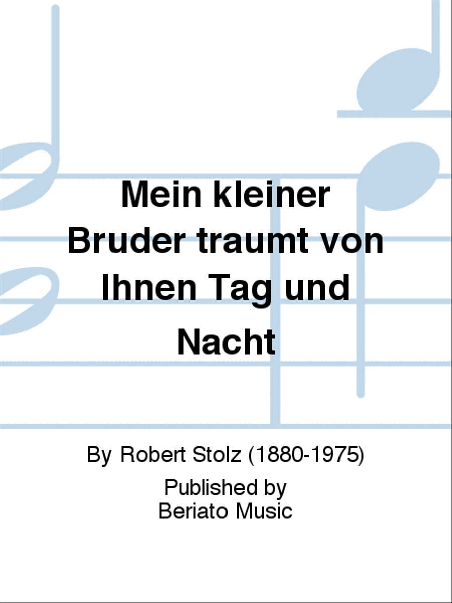 Mein kleiner Bruder träumt von Ihnen Tag und Nacht Orchestra scores gallery preview page 1