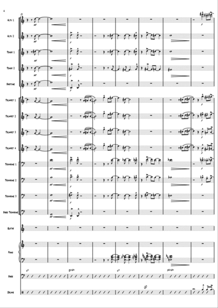 Savvy Man Blues Jazz Ensemble scores gallery preview page 4