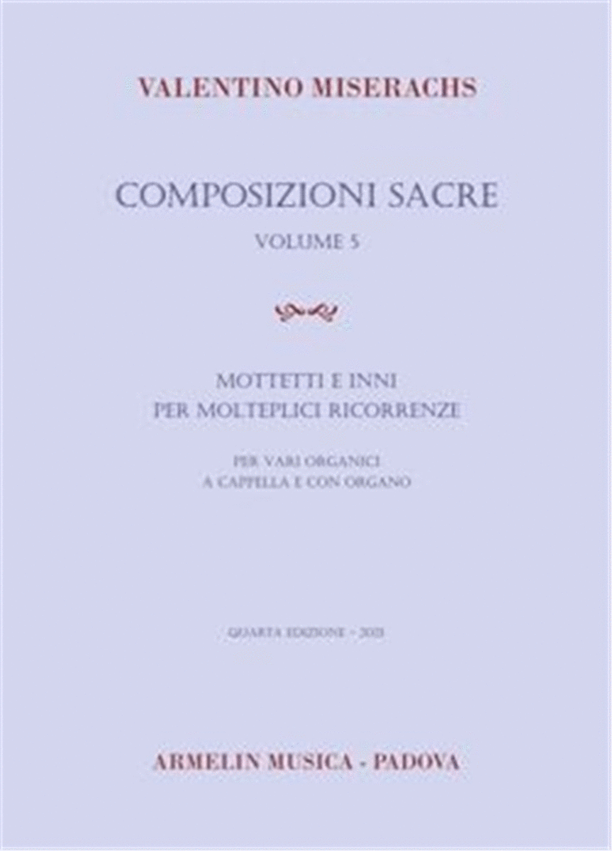 Composizioni Sacre - Volume 5