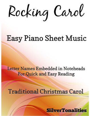 Book cover for Rocking Carol Easy Piano Sheet Music