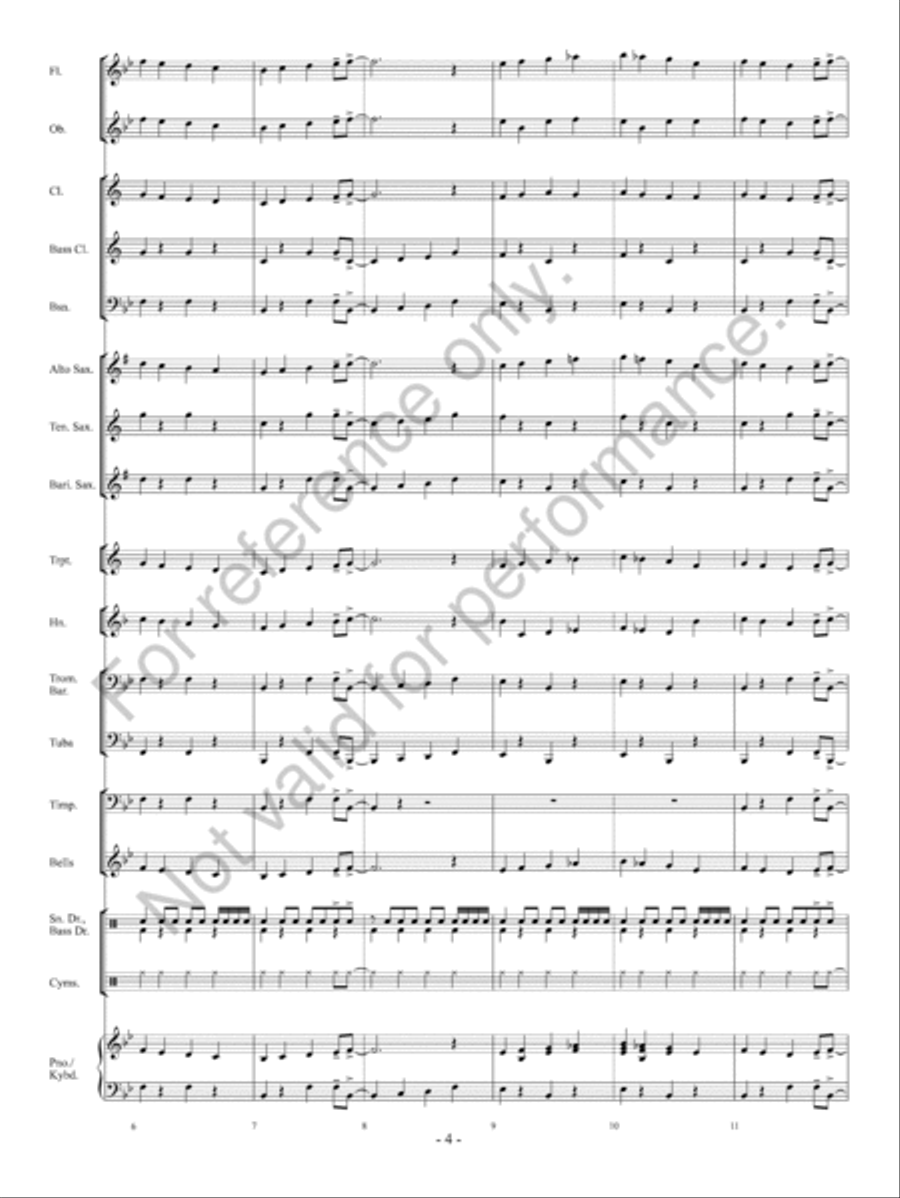 Band Rocks! Band Rocks! Concert Band scores gallery preview page 5