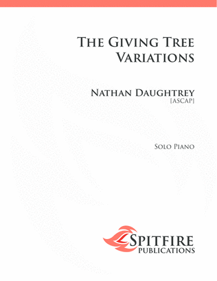 Book cover for THE GIVING TREE VARIATIONS for Solo Piano