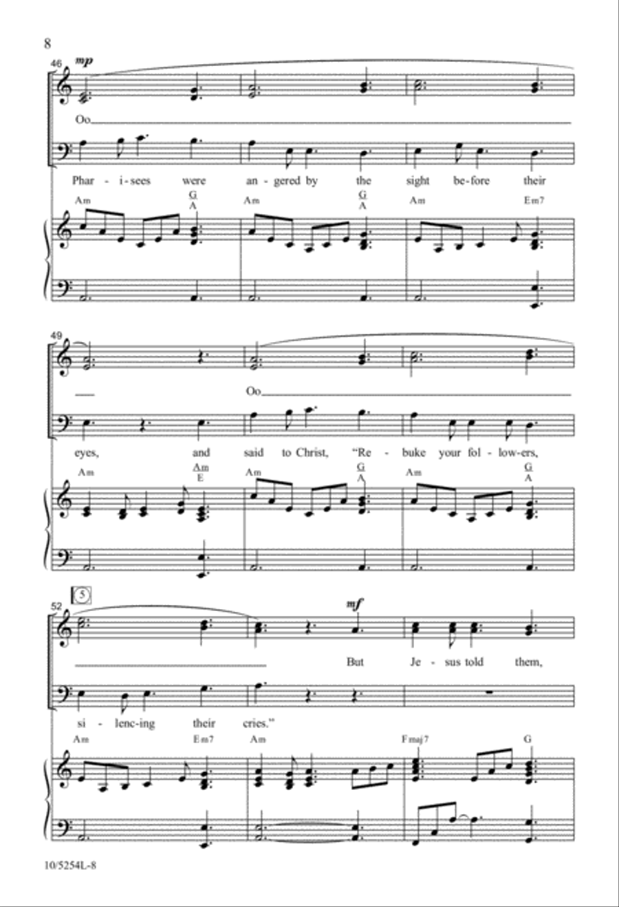 Celtic Hosanna 4-Part scores gallery preview page 7