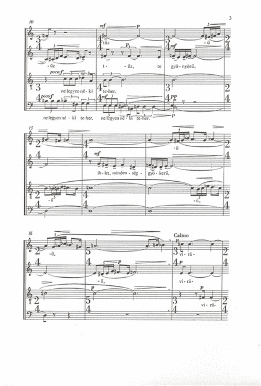 Tüz,te gyönyörü A Cappella scores gallery preview page 3