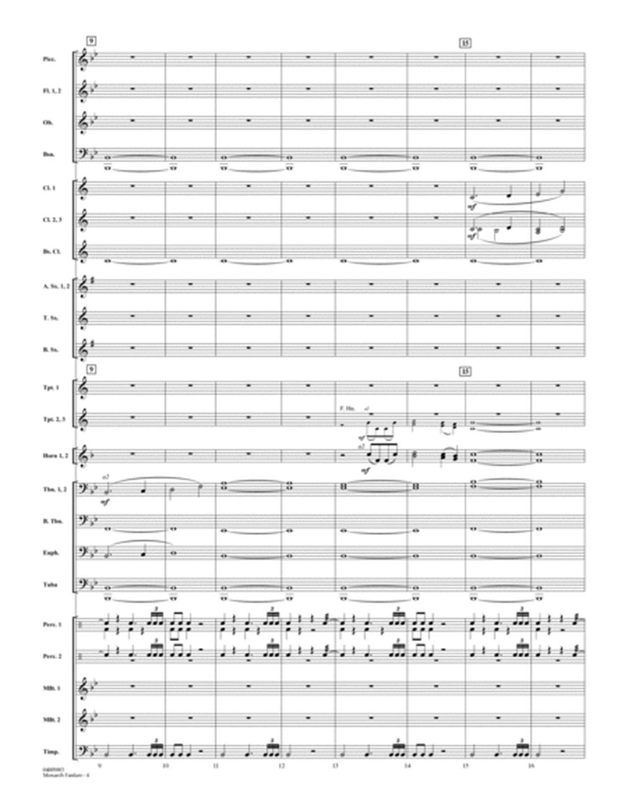 Monarch Fanfare - Conductor Score (Full Score)