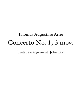 Concerto no.1 3 mov.