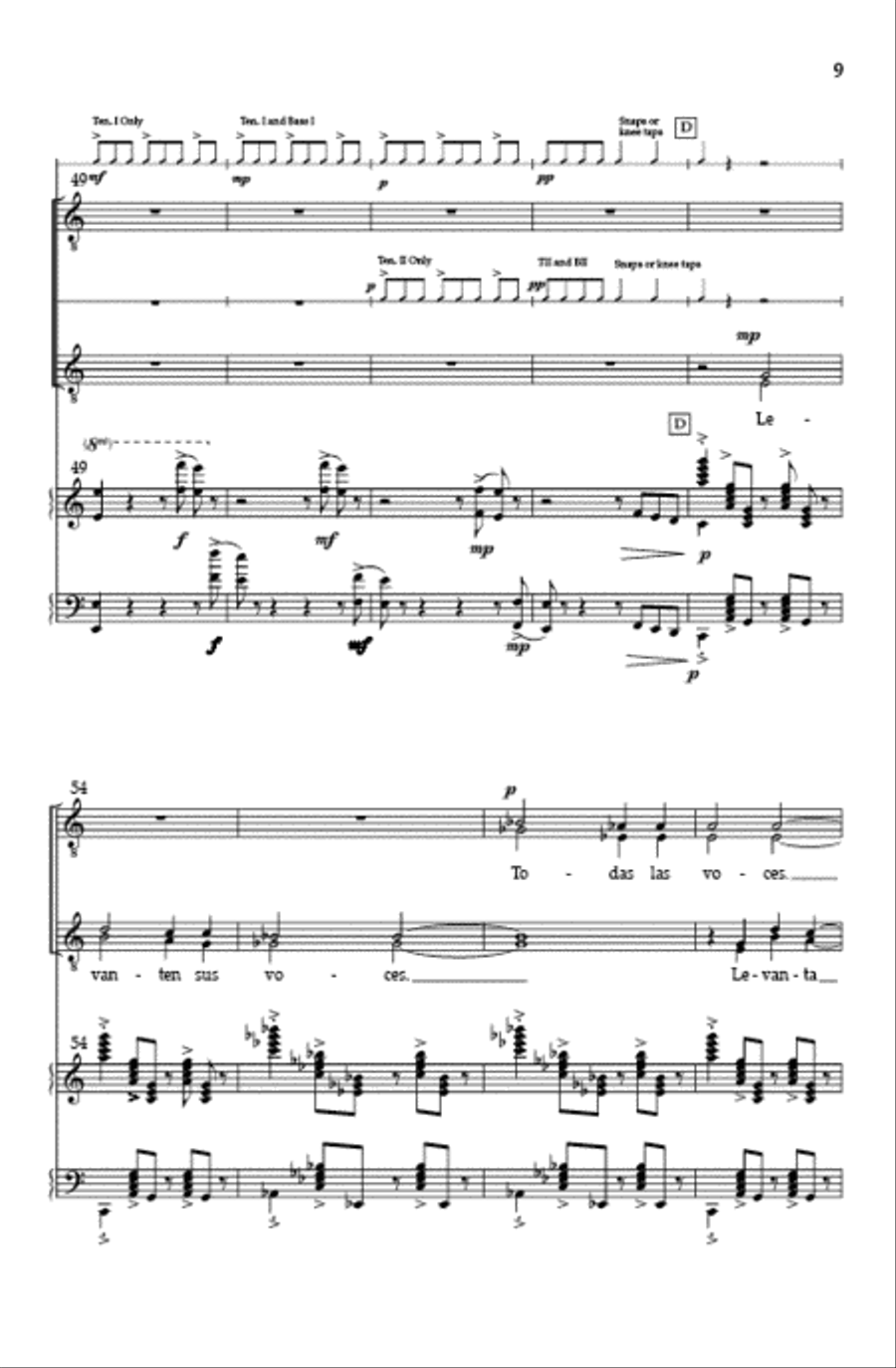 Ritmo TTBB scores gallery preview page 8