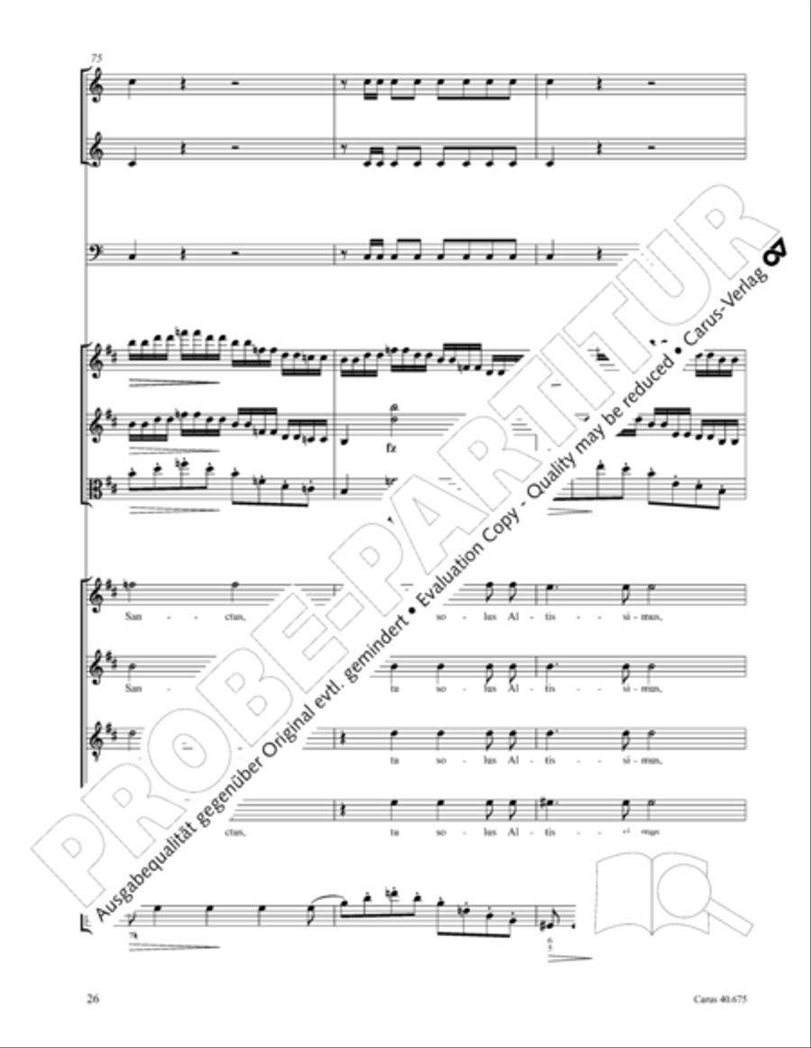 Mass in G Major STB scores gallery preview page 39