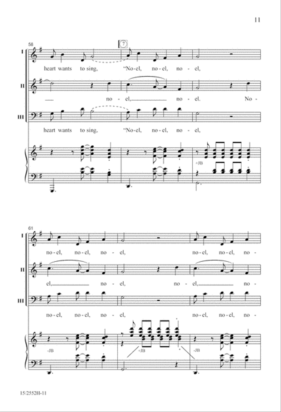 Jamaican Noel 3-Part scores gallery preview page 12