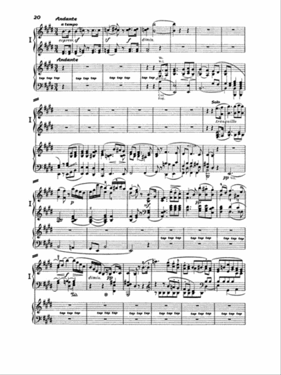 Mendelssohn Concerto No. 1 in G Minor, Op. 25 Piano Solo scores gallery preview page 4