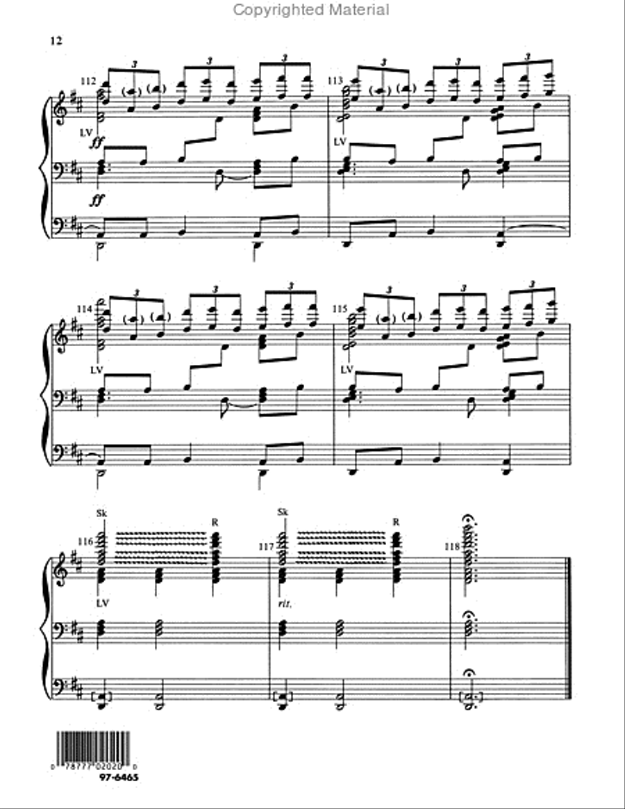 Come, Thou Almighty King Handbell Choir scores gallery preview page 5