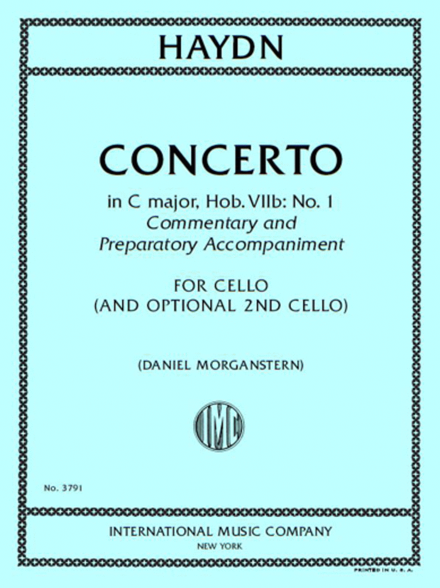 Concerto In C Major, Hob. Viib: No. 1, Commentary And Preparatory Accompaniment