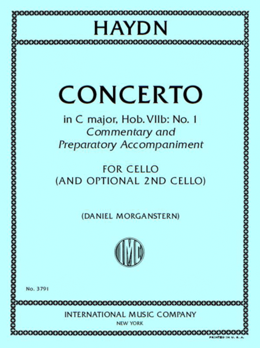 Concerto In C Major, Hob. Viib: No. 1, Commentary And Preparatory Accompaniment