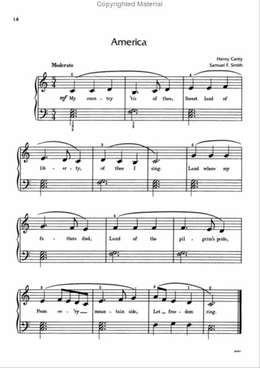 Folk Tune Favorites, Level 1 Piano Method scores gallery preview page 3