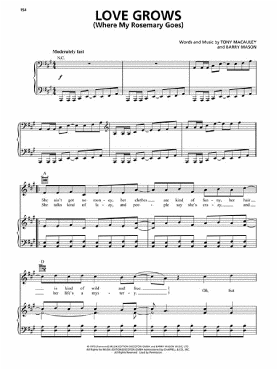 The Most Requested Pop/Folk Songs Piano, Vocal, Guitar scores gallery preview page 4