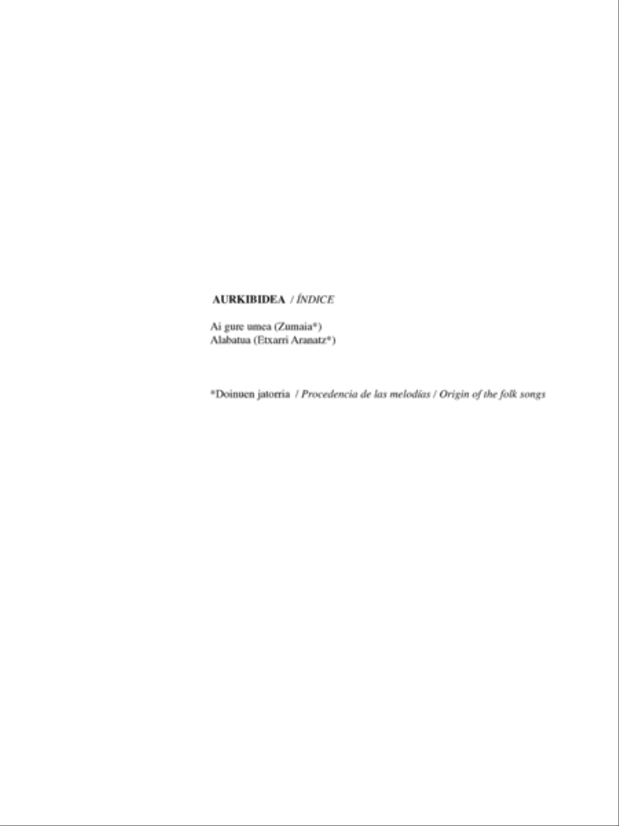 BI GABON KANTA - DOS CANCIONES NAVIDEÑAS - TWO CAROLS Choir scores gallery preview page 3