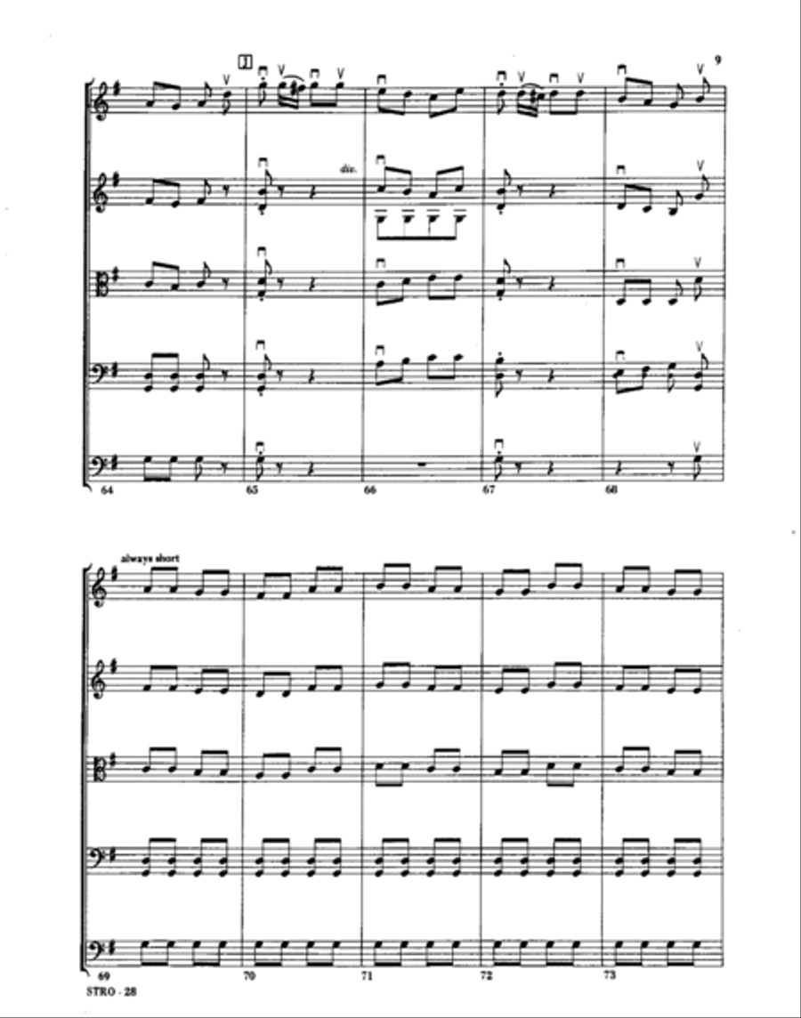 The Nutcracker Ballet: Trepak Orchestra scores gallery preview page 8