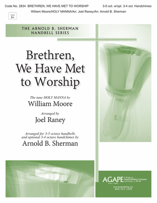 Book cover for Brethren, We Have Met to Worship