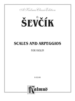 Book cover for Sevcík: Sevcík for Violin (Scales and Arpeggios)