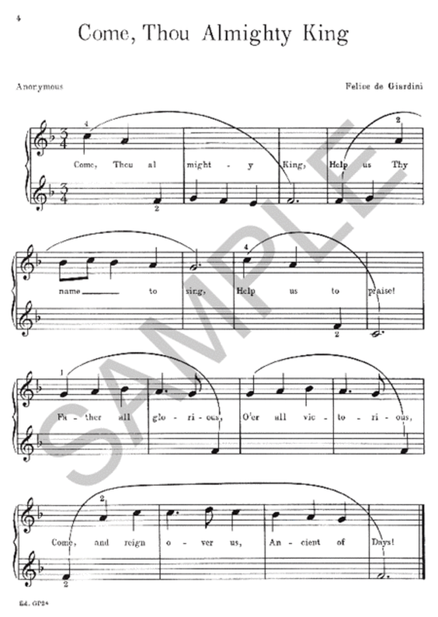 Hymns For Piano, Book 1