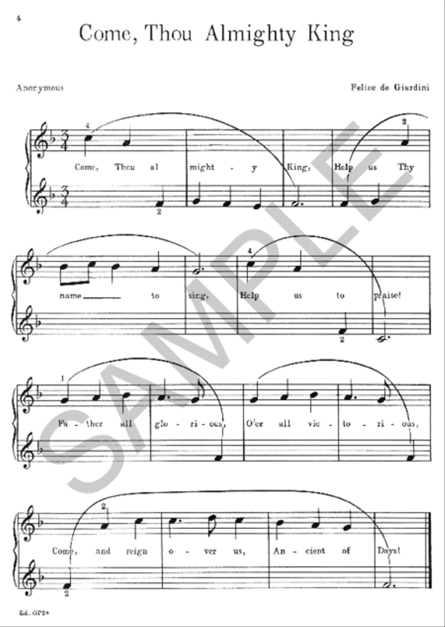 Hymns For Piano, Book 1 Hymns For Piano, Book 1 Piano Method scores gallery preview page 2