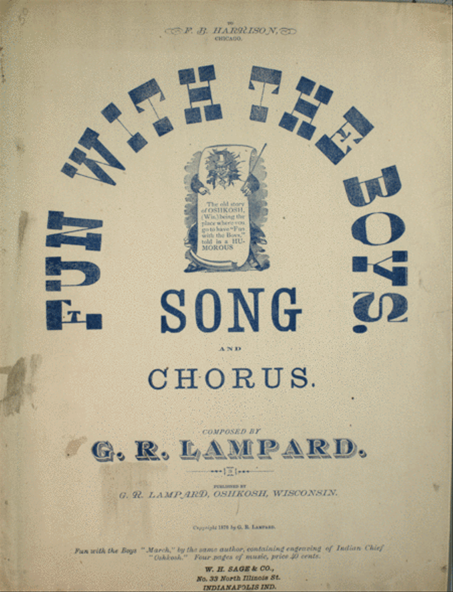 Fun With the Boys. Song and Chorus Choir scores gallery preview page 1
