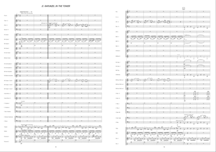 Rapunzel Concert Band scores gallery preview page 8