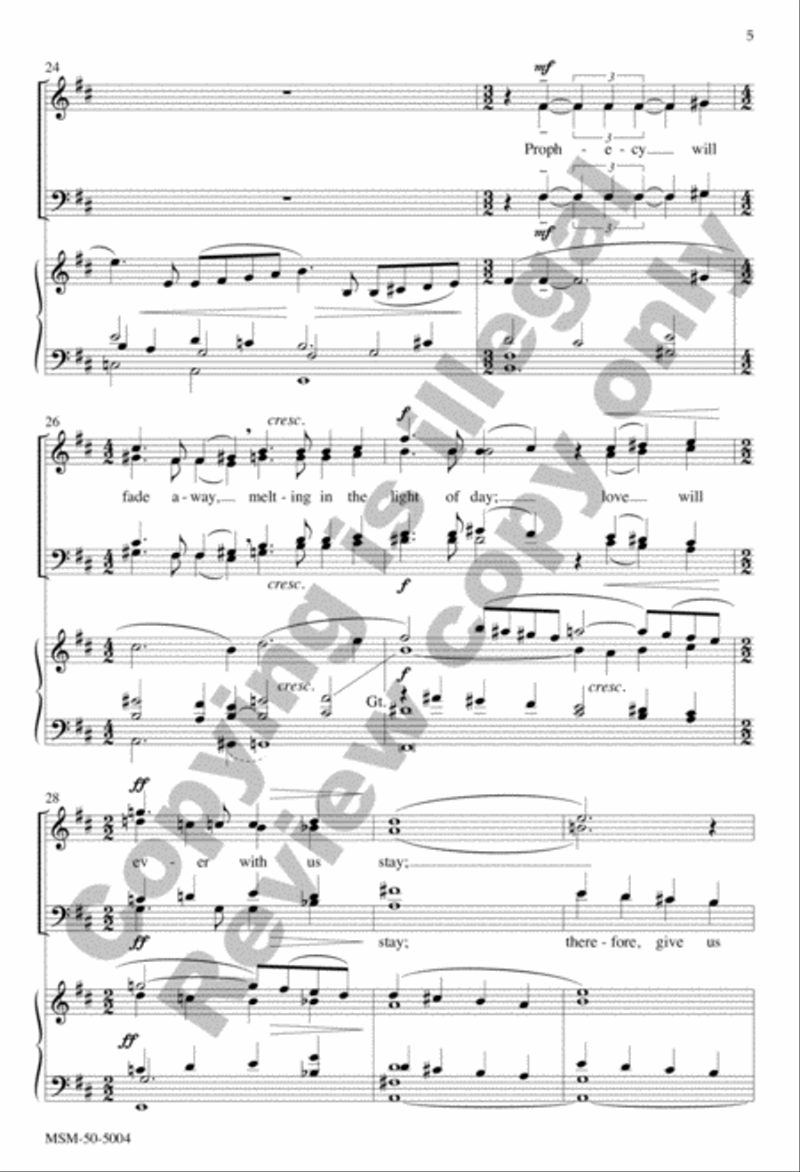 Love 4-Part scores gallery preview page 5