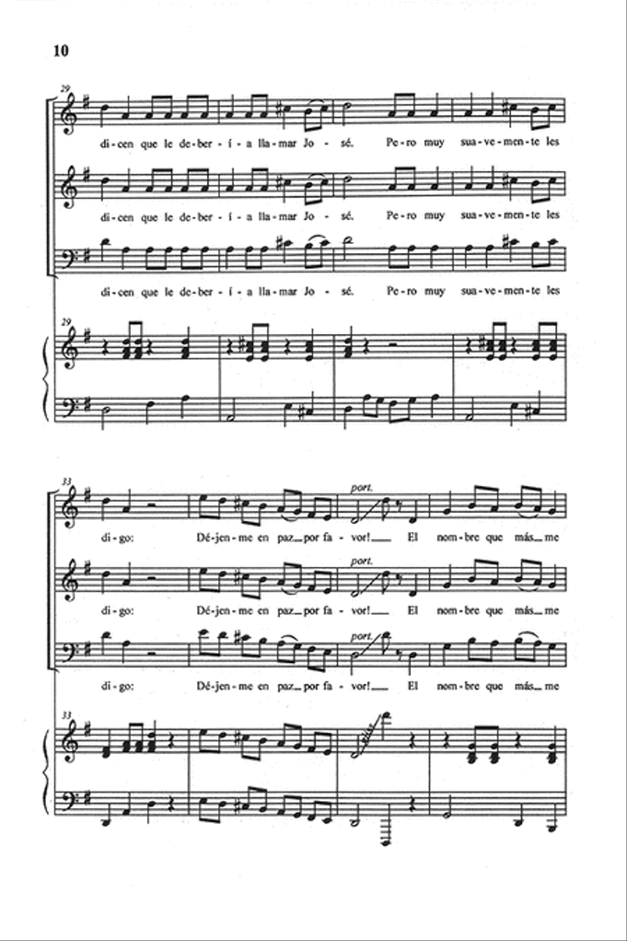 Los Animales de Mi Casa Los Animales de Mi Casa 3-Part scores gallery preview page 5