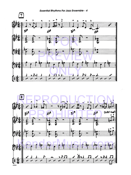 Essential Rhythms For Jazz Ensemble image number null