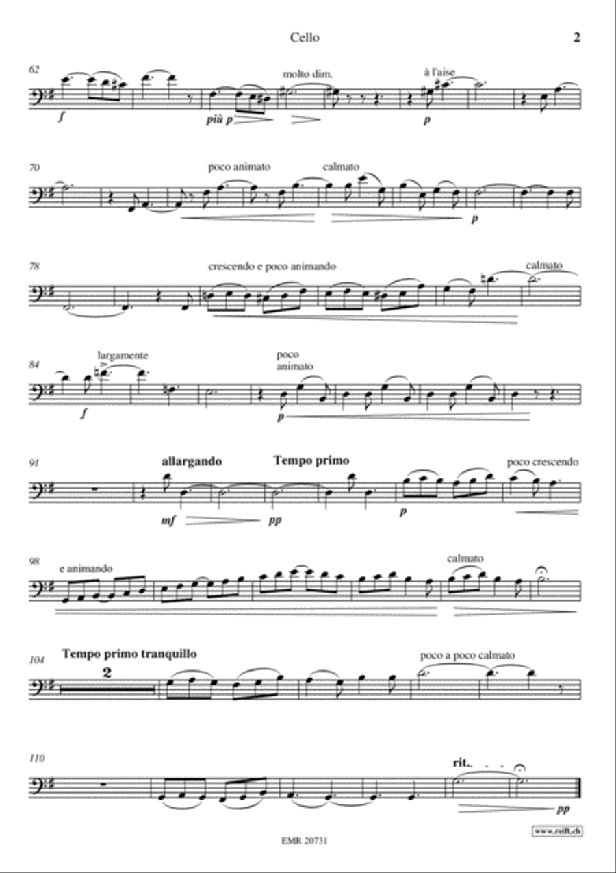 Cavatine Piano Accompaniment scores gallery preview page 3