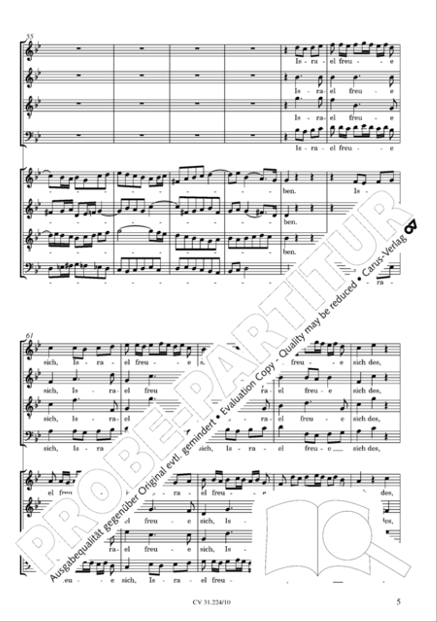 The complete motets (without Bc) Choir scores gallery preview page 12